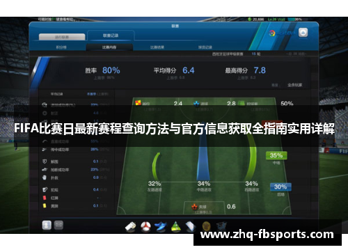 FIFA比赛日最新赛程查询方法与官方信息获取全指南实用详解